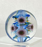 Leb Bluefloral Lentil Beads