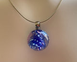 Blue Lace Marble Beads