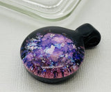 Cab Bluepinkmica Carbochon Beads