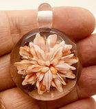 Cab Orange Implosion 3 Carbochon Beads