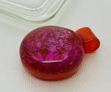Cab Orangepinkmica Carbochon Beads