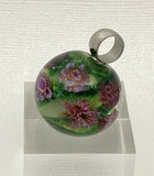 Mab Pale Emerald Marble Beads