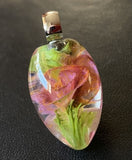 Peach Implosion Marble Beads