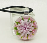 Cab Pink Implosion Carbochon Beads