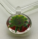 Cab Poinsettia Implosion Carbochon Beads