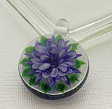 Cab Violet Implosion Carbochon Beads