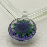 Cab Violet Implosion Carbochon Beads