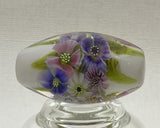 Bab White Barrel Beads