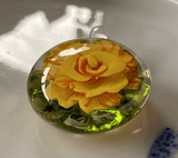 Yellow Cabochon Carbochon Beads