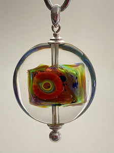 Special For Mcmichael Makers Market: Glass Bead Pendant Lentil Beads
