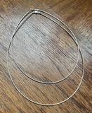 Silver Omega Neck Wires